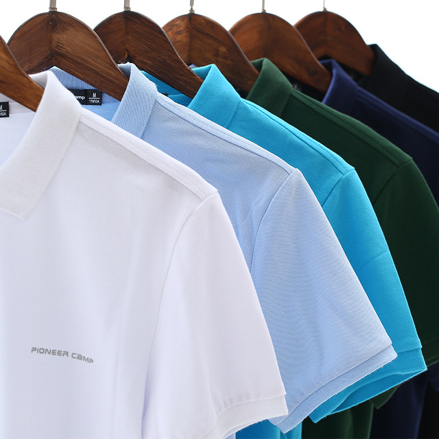 Men Polo Shirts AliExpress Pioneer Camp Brand Clothing Men Polo Shirt Men Business Casual