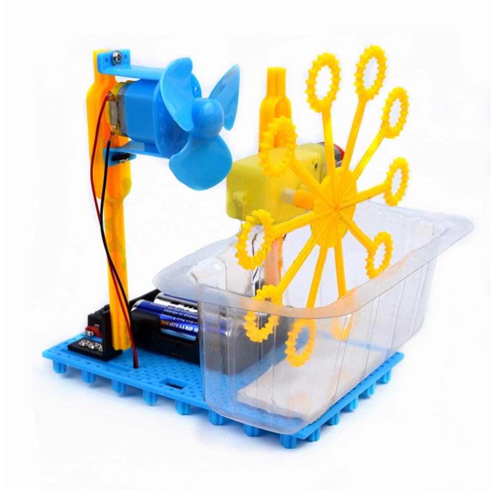 Small Hammer STEAM DIY Bubble Blister Robot Machine Educational Kit