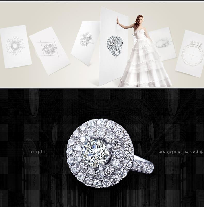 Luxury GIA Diamond Women Engagement Ring 1.51+2.272ct Natural Diamond Jewelry 18K White Gold or Platinum Handmade Wedding Band