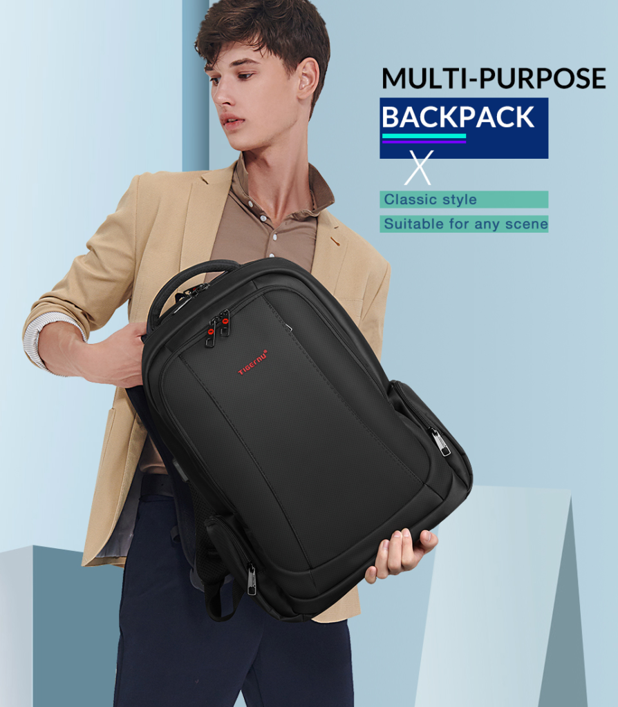 Tigernu Anti Theft Nylon 27L Men 15.6 inch Laptop Backpacks School Fashion Travel Male Mochilas Feminina Casual Women Schoolbag