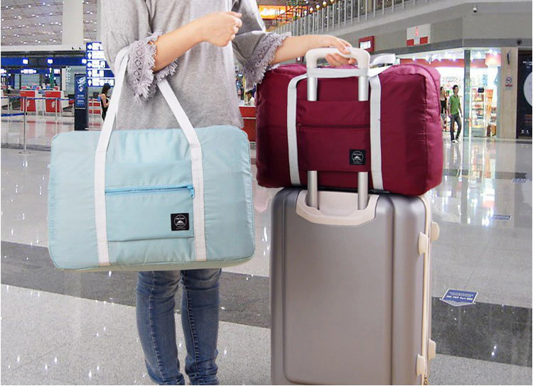 2020 new nylon foldable travel bag unisex Large Capacity Bag Luggage Women WaterProof Handbags men travel bags Free Shipping