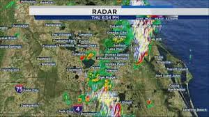 Strong storms moving though Central Florida | Severe thunderstorm warning issued for Orange and S…