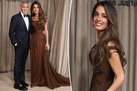 Amal Clooney exudes Old Hollywood glamour with George at Albie Awards | Amal Clooney Dazzles in a…