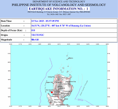 Phivolcs: M4.8 quake jolts La Union | Seismic-like event, possible earthquake, reported few minut…