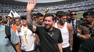 Lionel Messi statue unveiling in India marred by fan unrest | Anger at Lionel Messi ‘GOAT’ India …