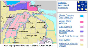 Winter Storm Warning issued for part of Michigan, dangerously cold temperatures ahead | FIRST ALE…