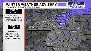 Winter Weather Advisory issued for parts of WNC as freezing rain, icy roads expected | ice-freezi…