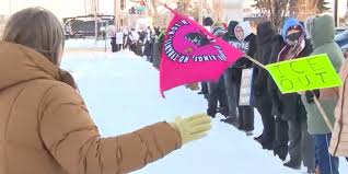 Lansing protesters rally against immigration enforcement after Minnesota shooting | More than a t…