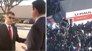 U-Haul driver who drove through anti-Iranian regime rally in Westwood believes it was misundersta…