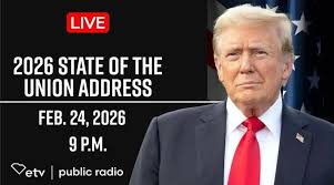 President Trump’s State of the Union Address to broadcast and livestream on South Carolina ETV …