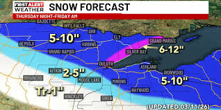 First Alert: Heavy snow at times with blizzard conditions for some Thursday evening | Snow and 60…