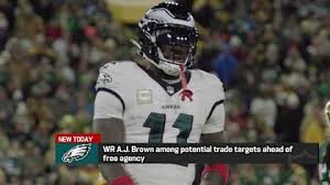Philadelphia Eagles wide receiver A.J. Brown among potential trade targets ahead of free agency |…
