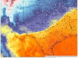A cold front could send Texas weather from 90s to near freezing in 24 hours | Cold front arrives,…