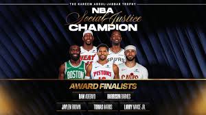 Finalists announced for 2025-26 NBA Social Justice Champion award | Celtics’ Jaylen Brown named…