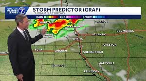 Chance of rain into Saturday near Omaha with a severe storm possible | Storms possible early Satu…