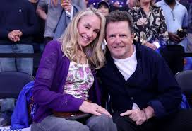 Michael J. Fox and Wife Tracy Pollan Cheer Knicks to Victory During Rare Public Date Night | Mich…