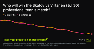 July 30, 2026: Skatov vs Virtanen Tennis Prediction Market | July 28, 2026: Alexandrova vs Liutov…