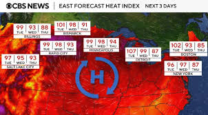 Maps show millions of Americans under heat alerts from extreme temperatures in Plains, Northeast …