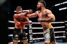 BKFC president David Feldman reacts to Mike Perry taking Dillon Danis fight rather than return to…
