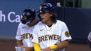 Jihwan Bae’s first hit as a Brewer | Brewers’ Ji Hwan Bae: Signs with Milwaukee | Brewers designa…