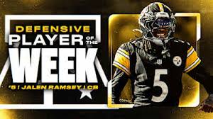 Ramsey wins AFC Defensive Player of the Week | Hoke Praises Steelers’ Deployment Of Jalen Ramse…